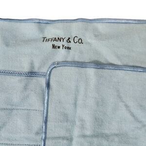 VTG TIFFANY & CO STERLING SILVER ANTI TARNISH 5 SLOT FLAT WEAR KNIVE ROLL BAG